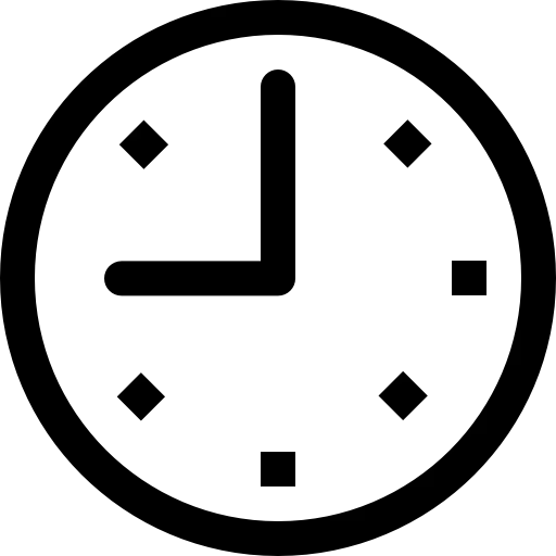 Nine Oclock On Circular Clock